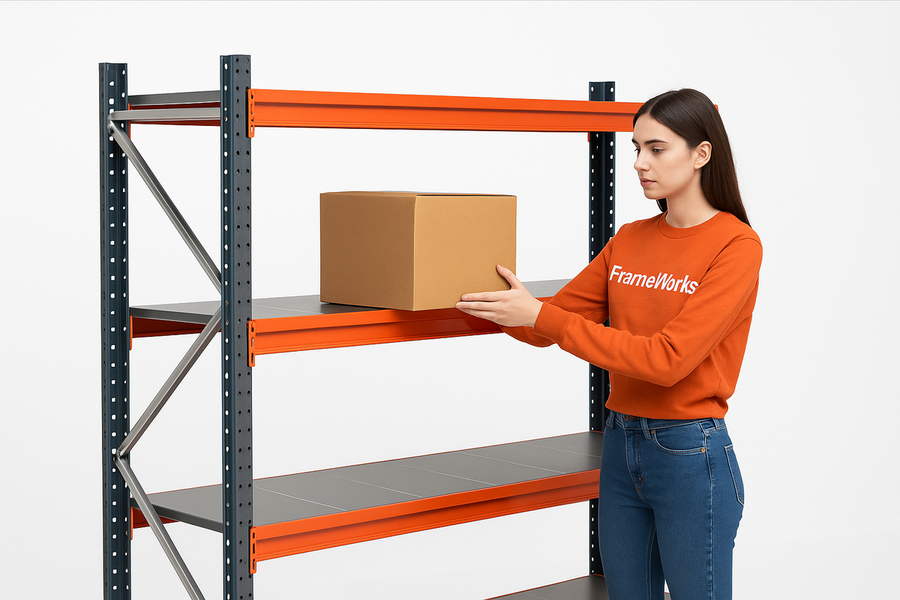 Raft de Depozitare Polirack™ – 350 cm înălțime, 60 cm adâncime, 200–350 kg/nivel – imagine 6
