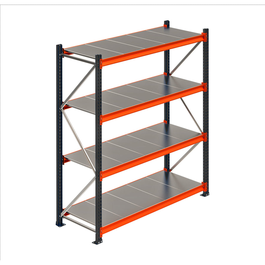 Raft de Depozitare Polirack™ – 350 cm înălțime, 80 cm adâncime, 200–350 kg/nivel – imagine 2